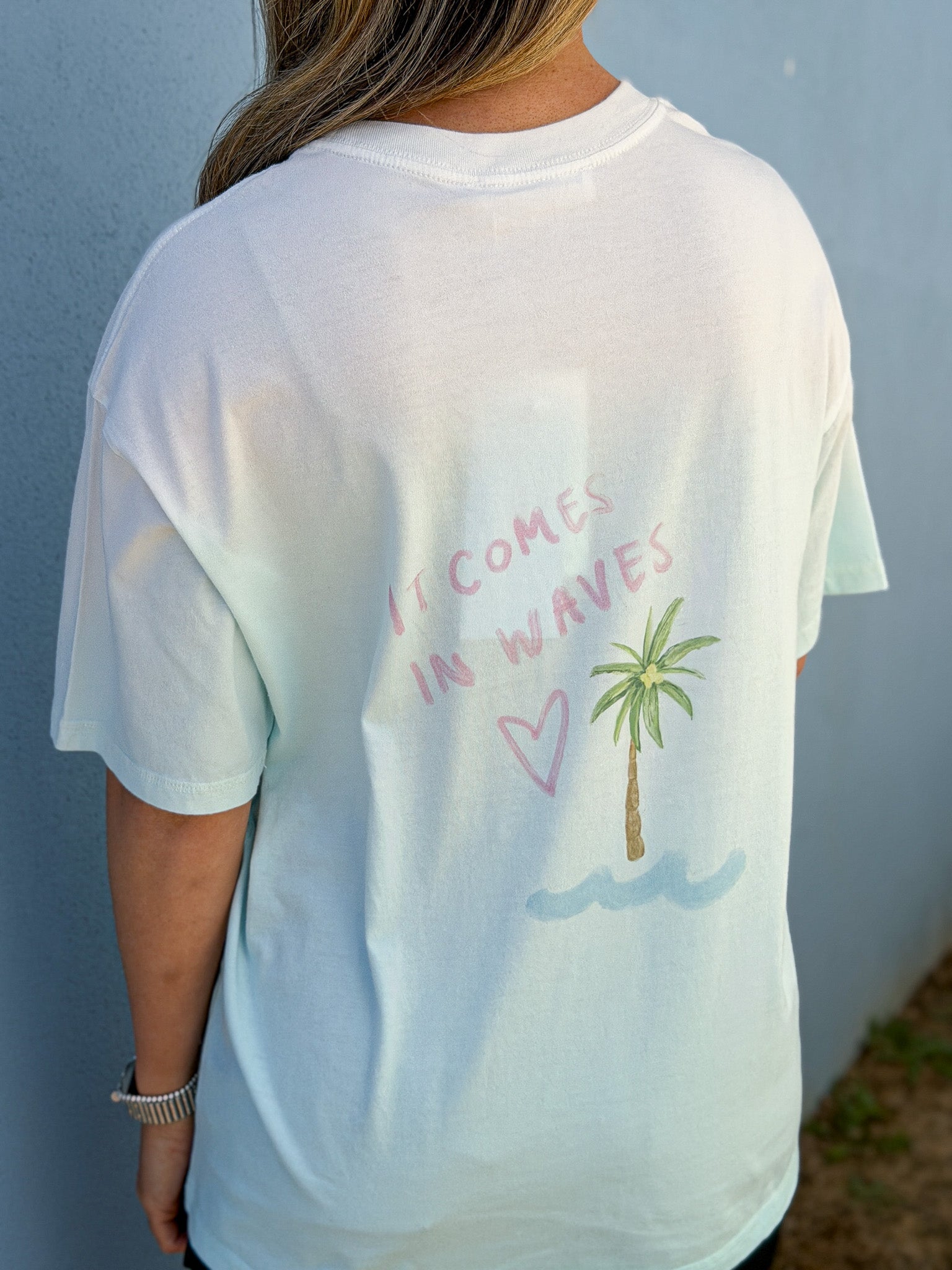 Timeless Tides Tee - White