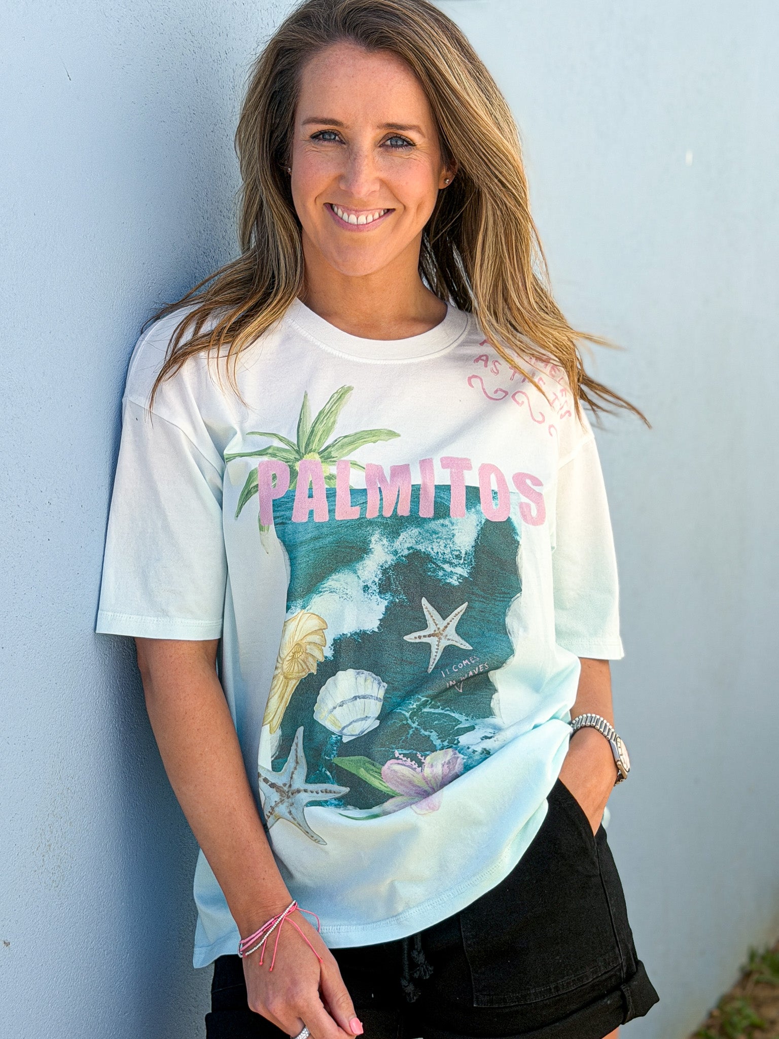 Timeless Tides Tee - White