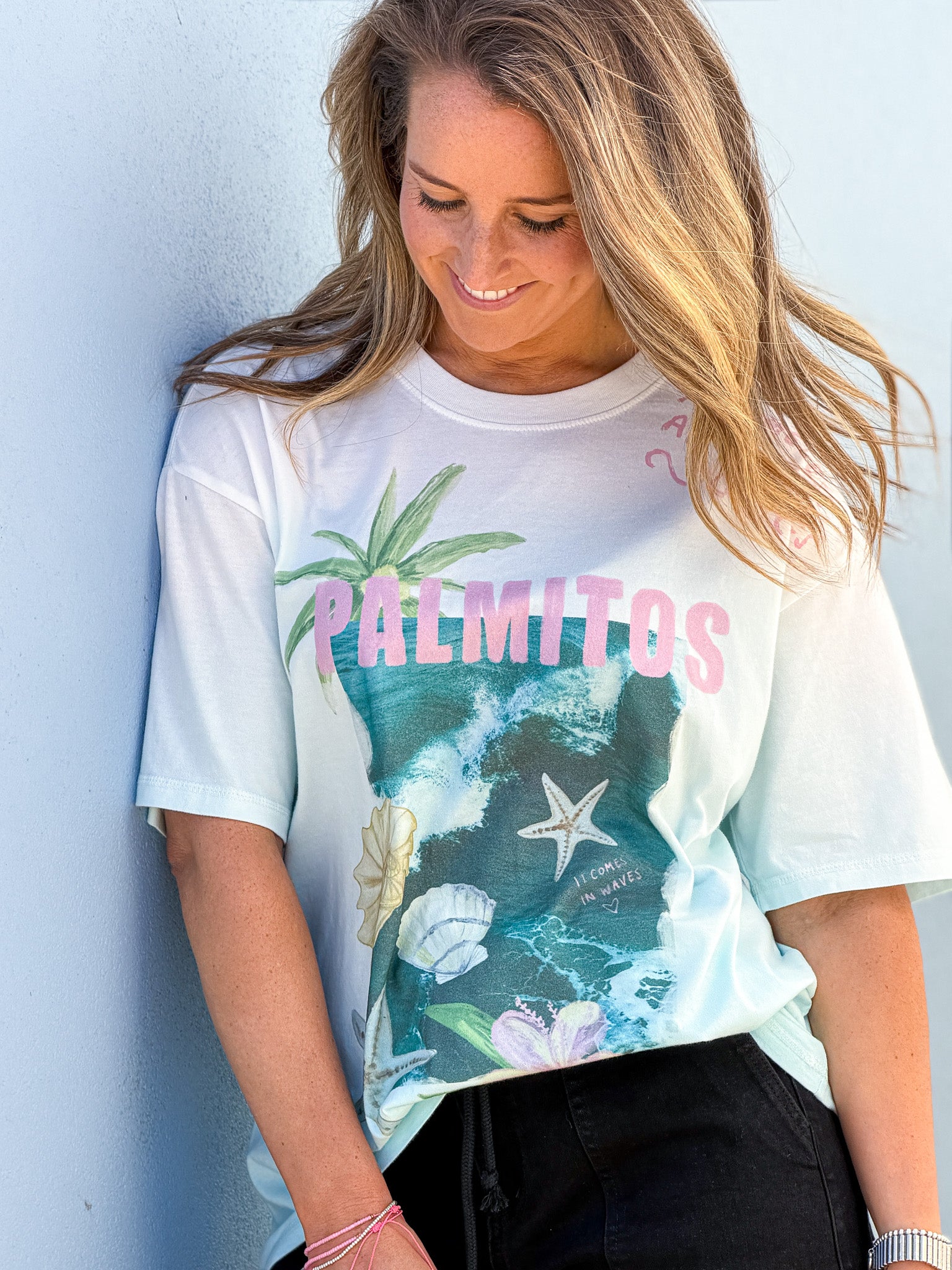 Timeless Tides Tee - White