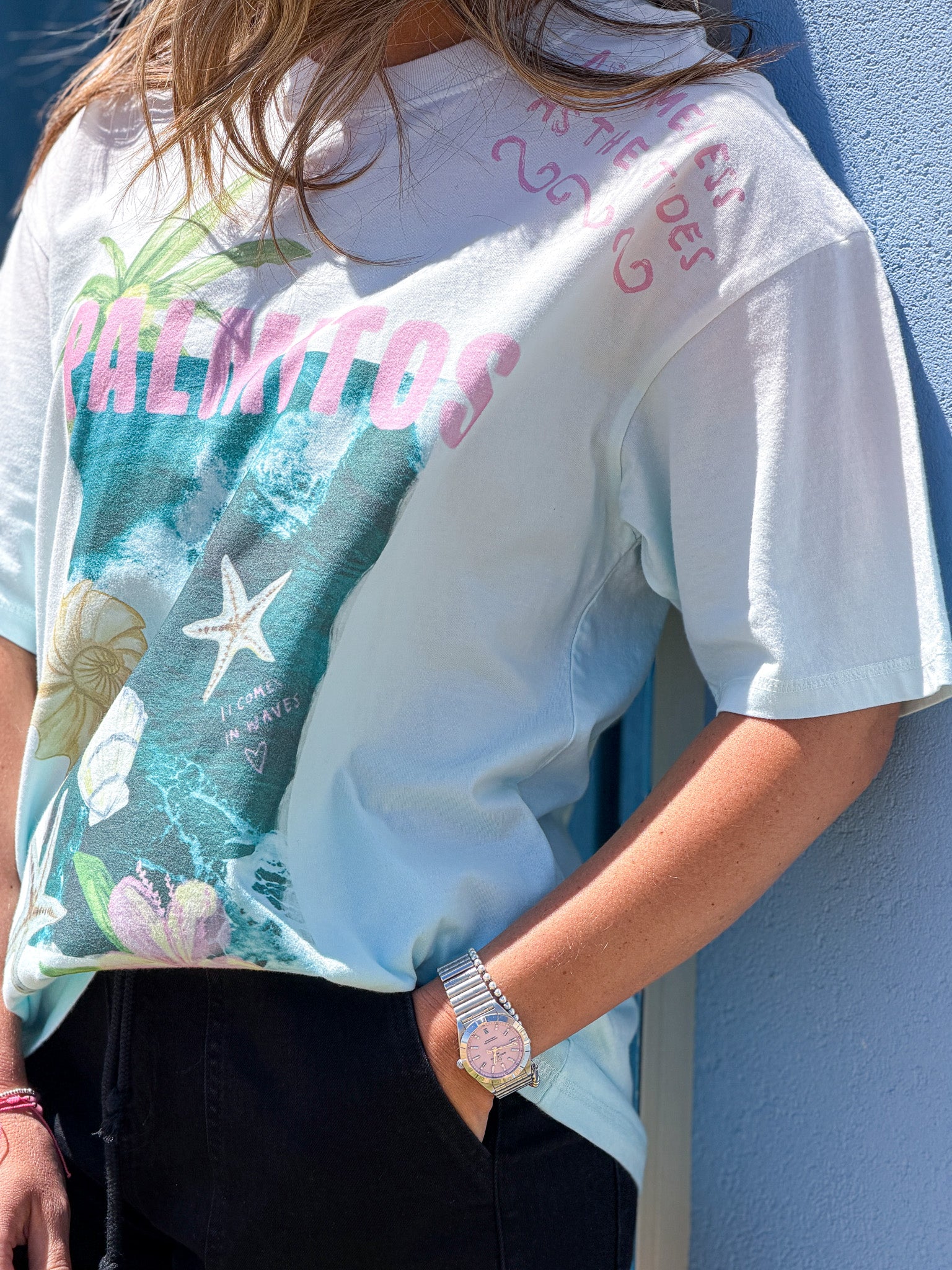 Timeless Tides Tee - White