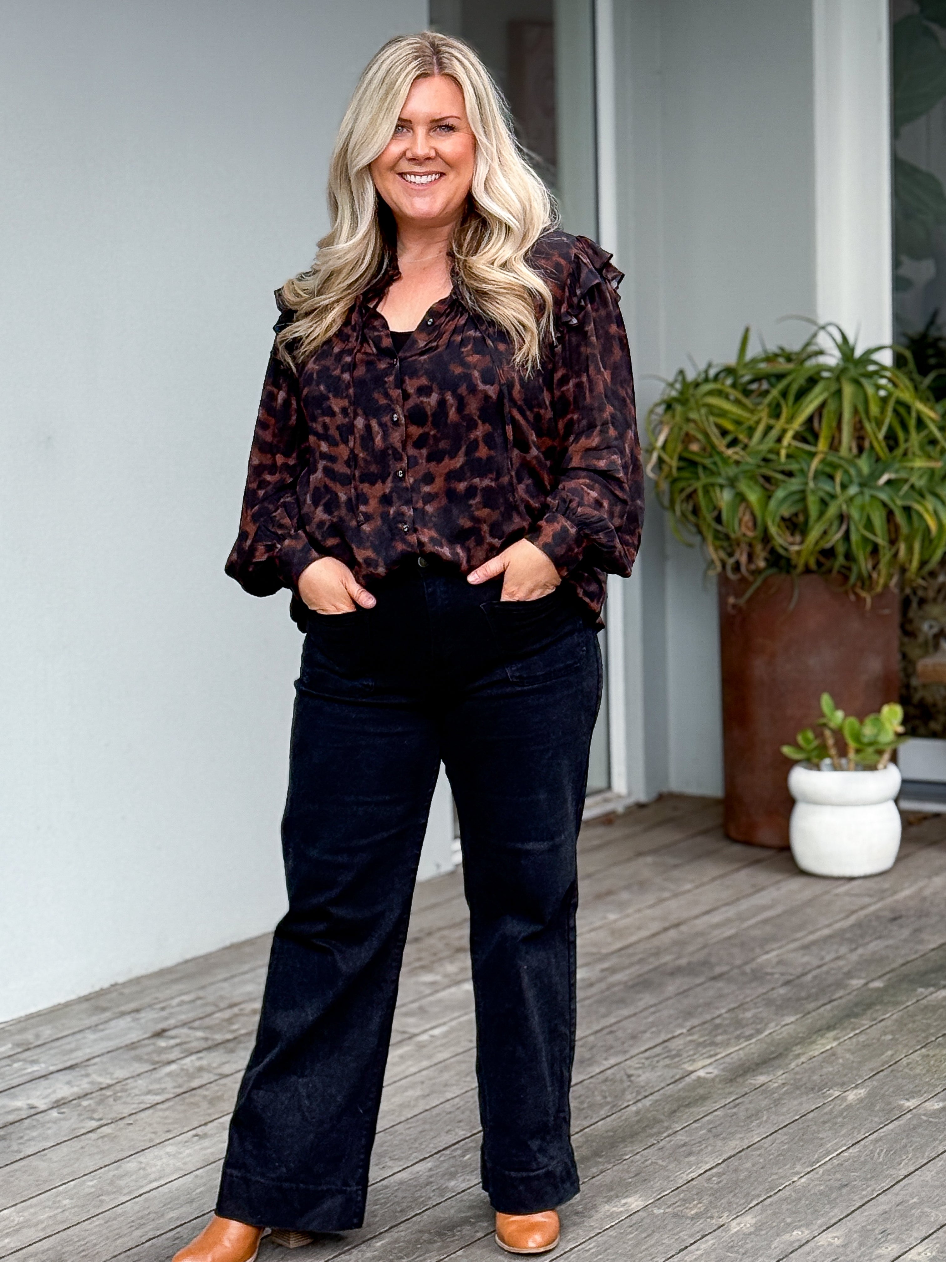 Tulliana Leopard Top