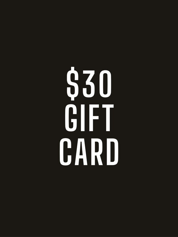 FREE GIFT CARD! $30