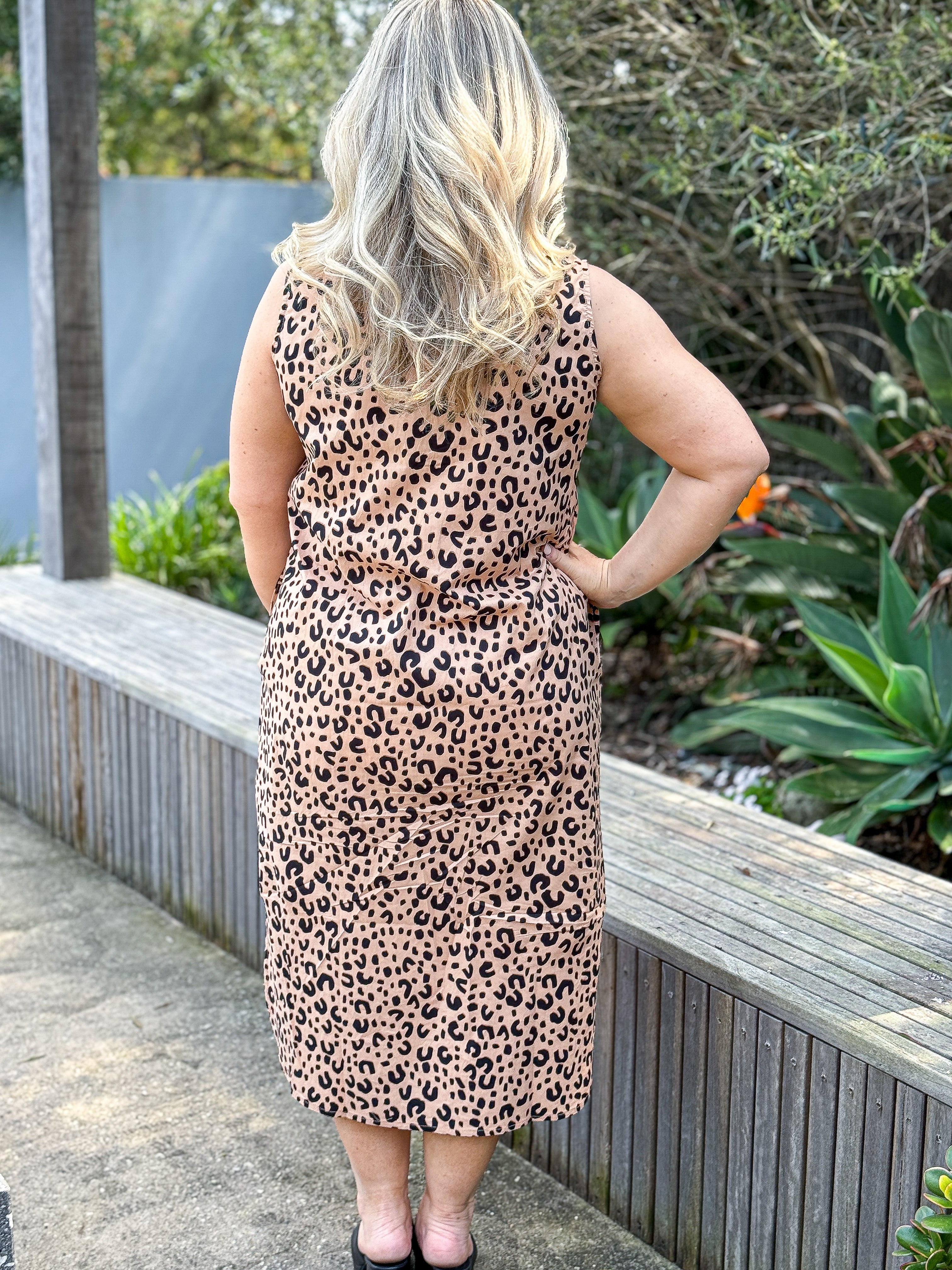 Zulu Leopard Shirt Dress