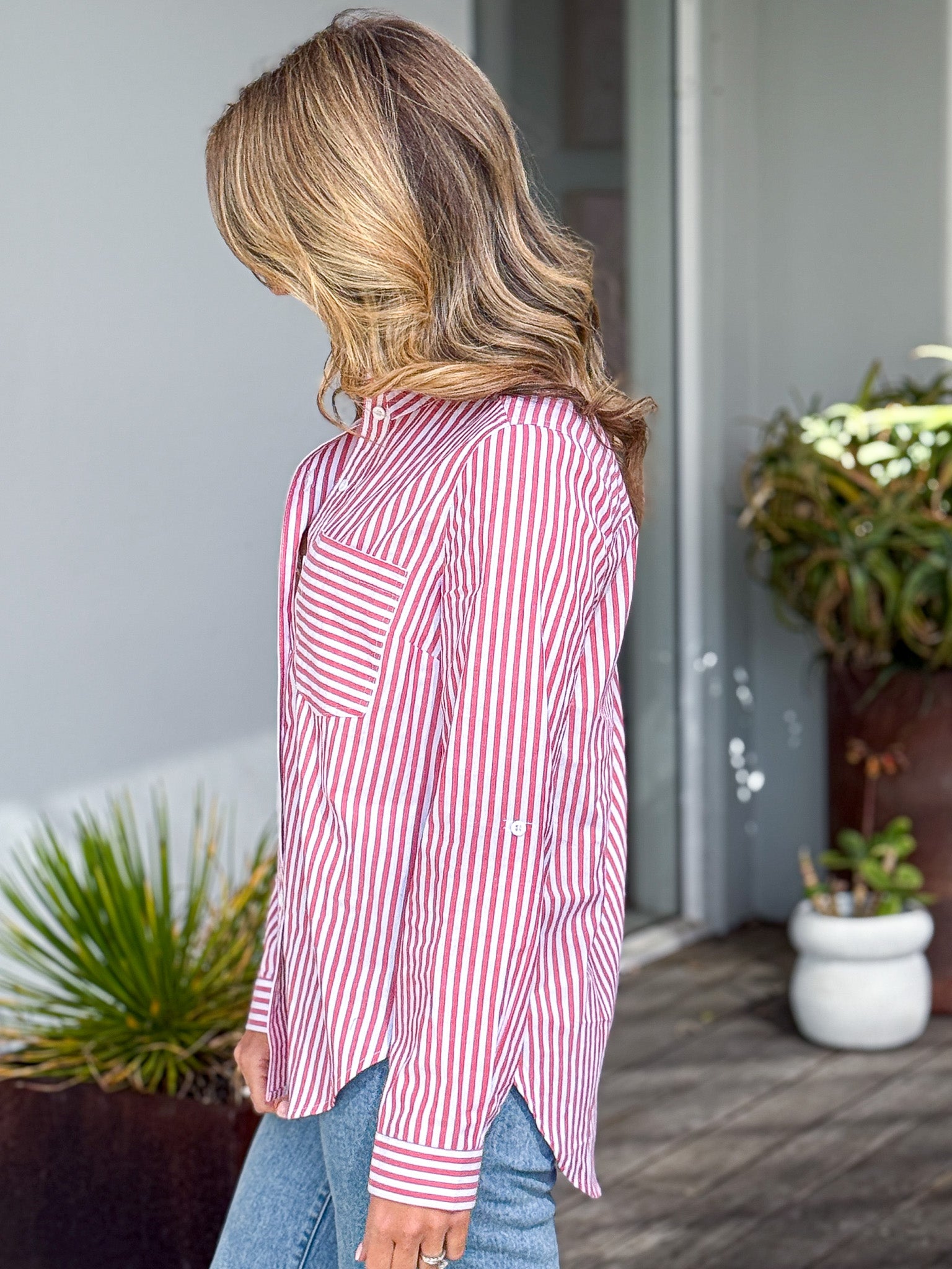 Harlow Shirt Red