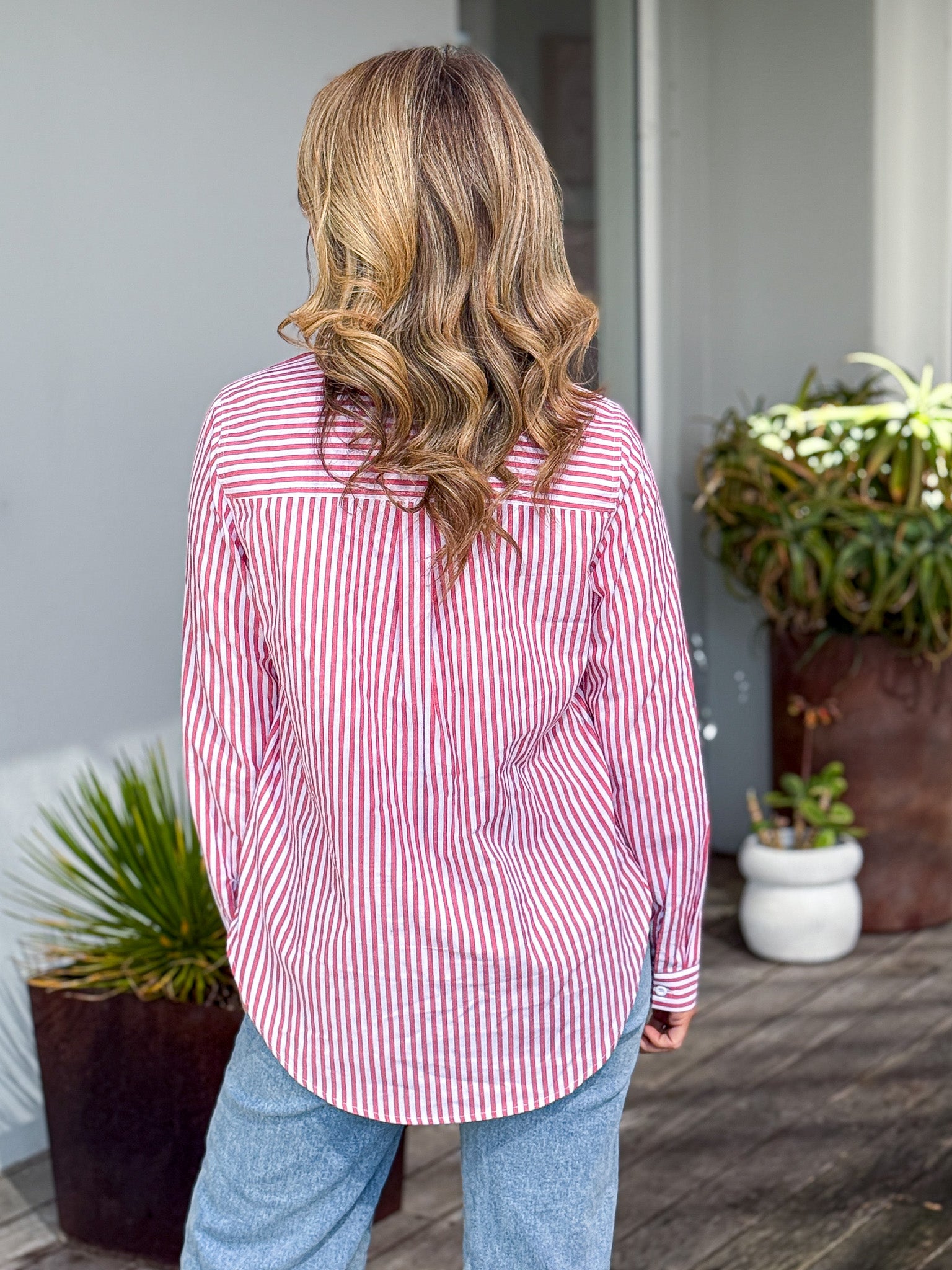 Harlow Shirt Red