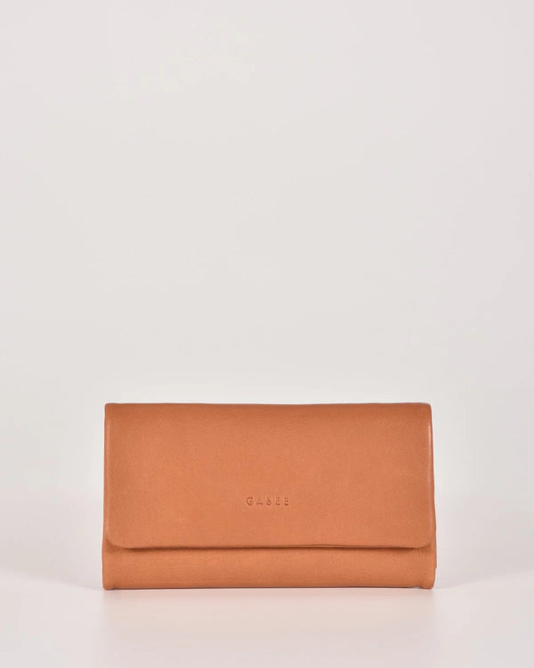 Nina Leather Wallet - Tan