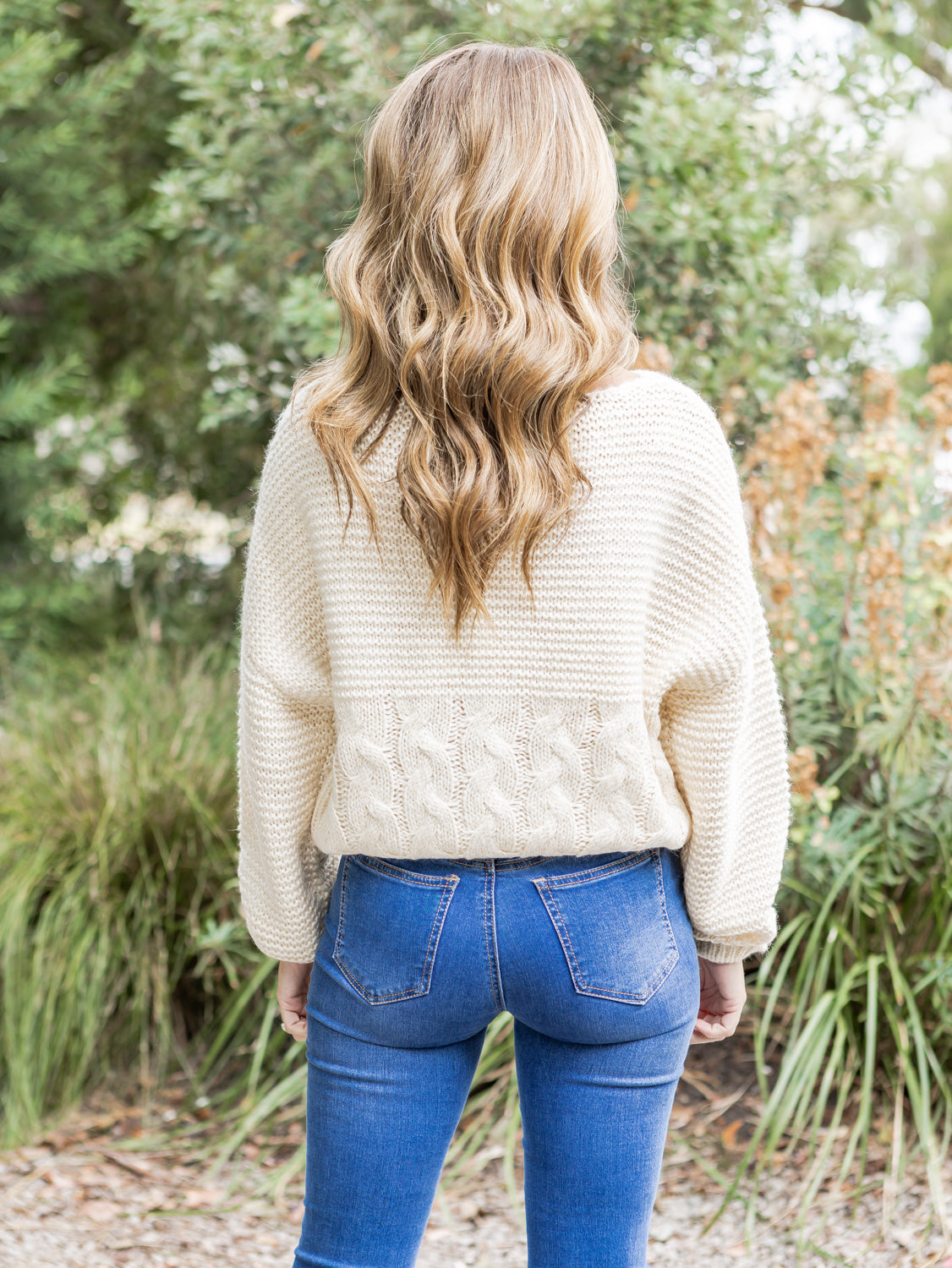 Erin Cable Knit Jumper - Cream
