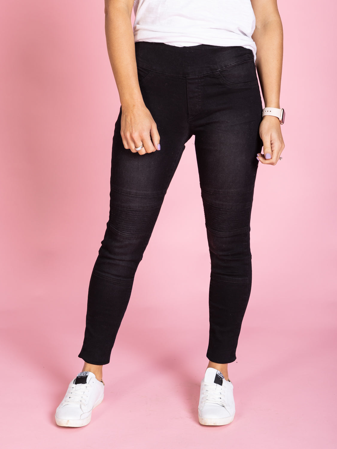 Ruby Pull On Jeans - Black