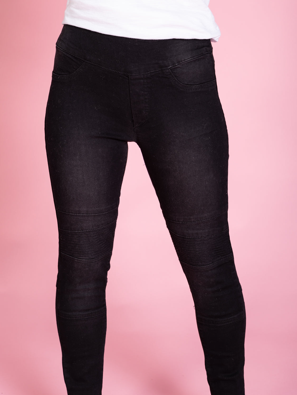 Ruby Pull On Jeans - Black