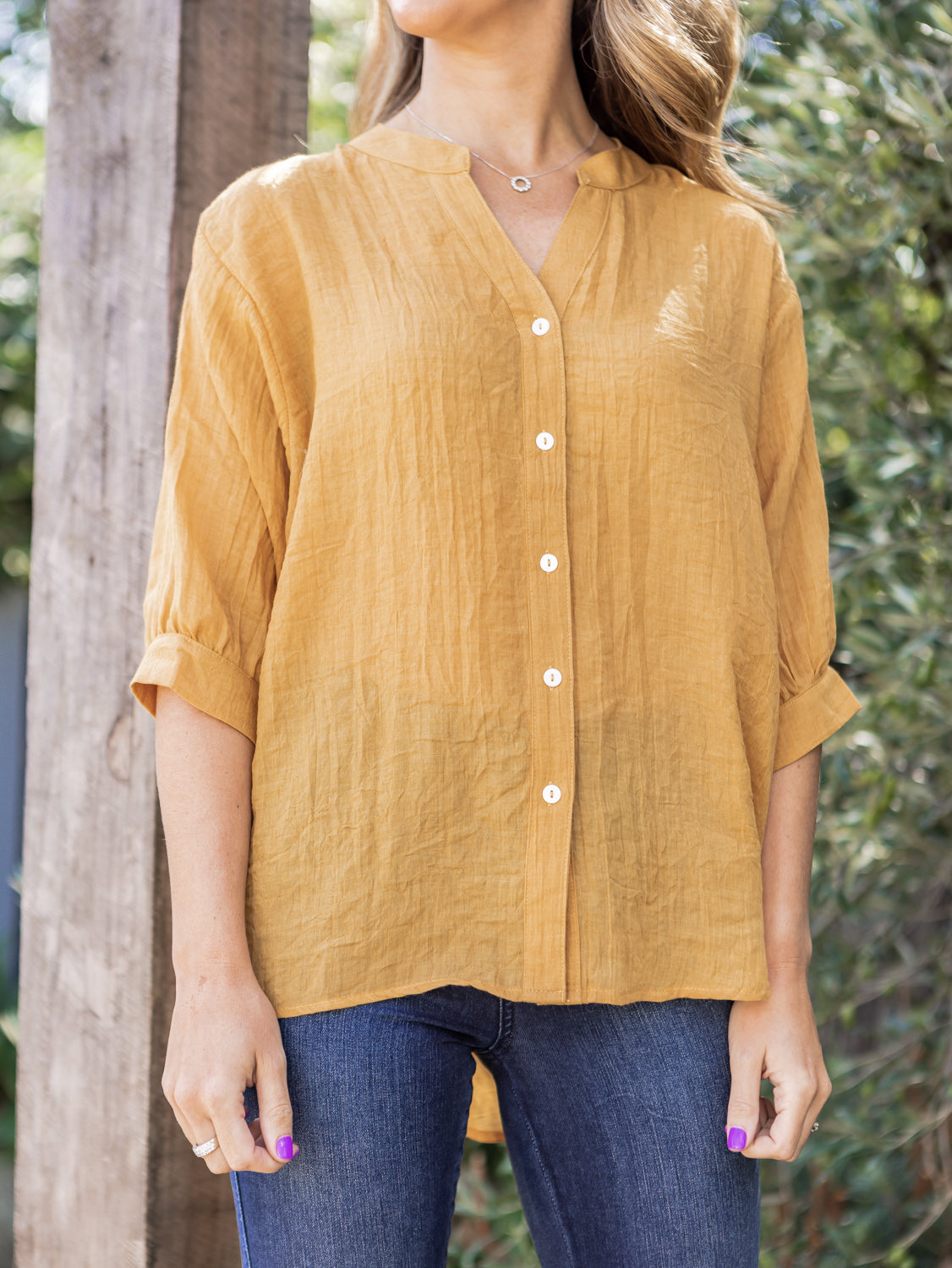 Willow Shirt - Mustard