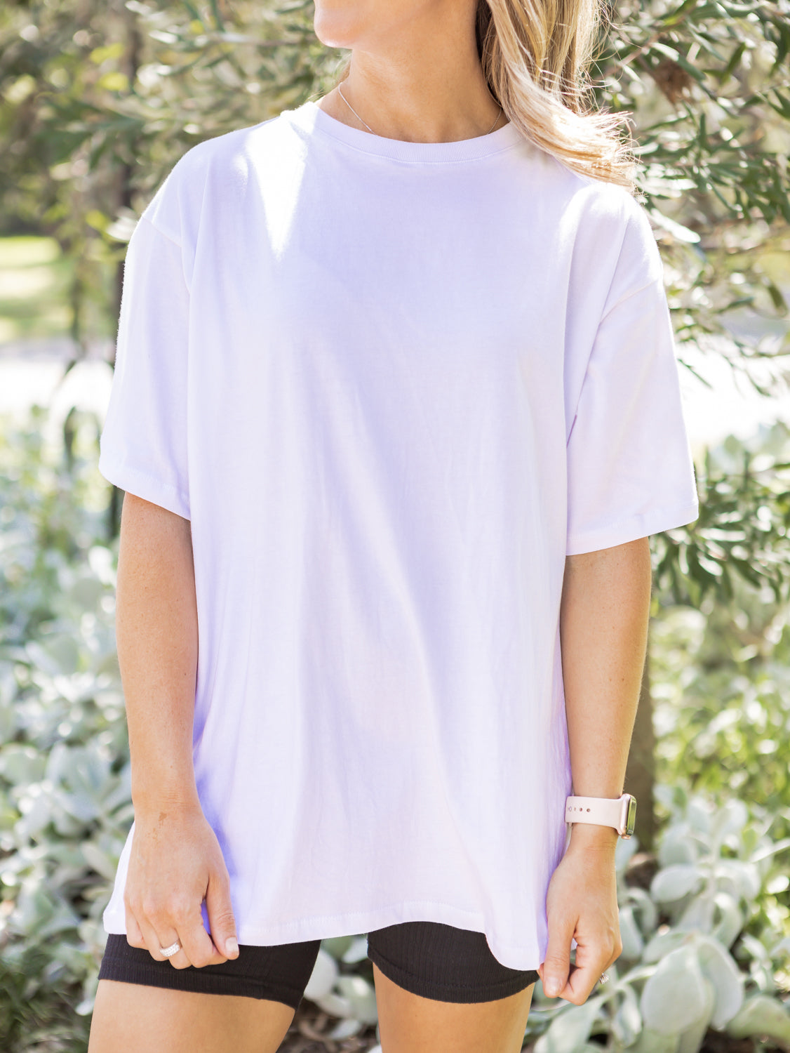 Silent Theory Oversized Tee - White