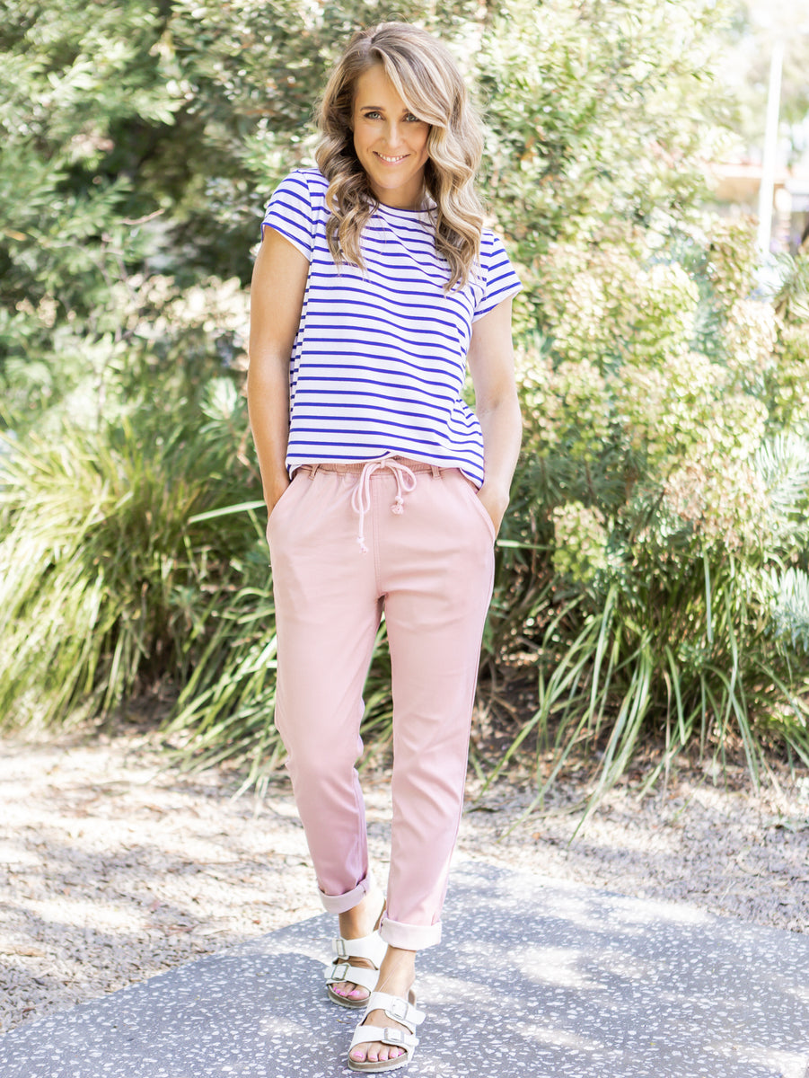 Carrie Chinos - Blush – Evergreen Clothing