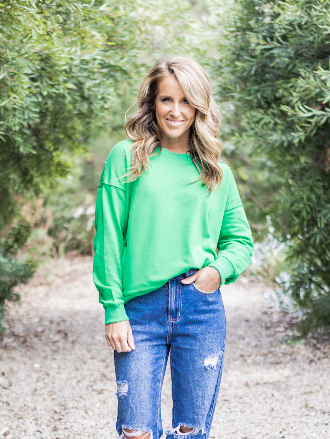 Shay Sweater - Emerald Green