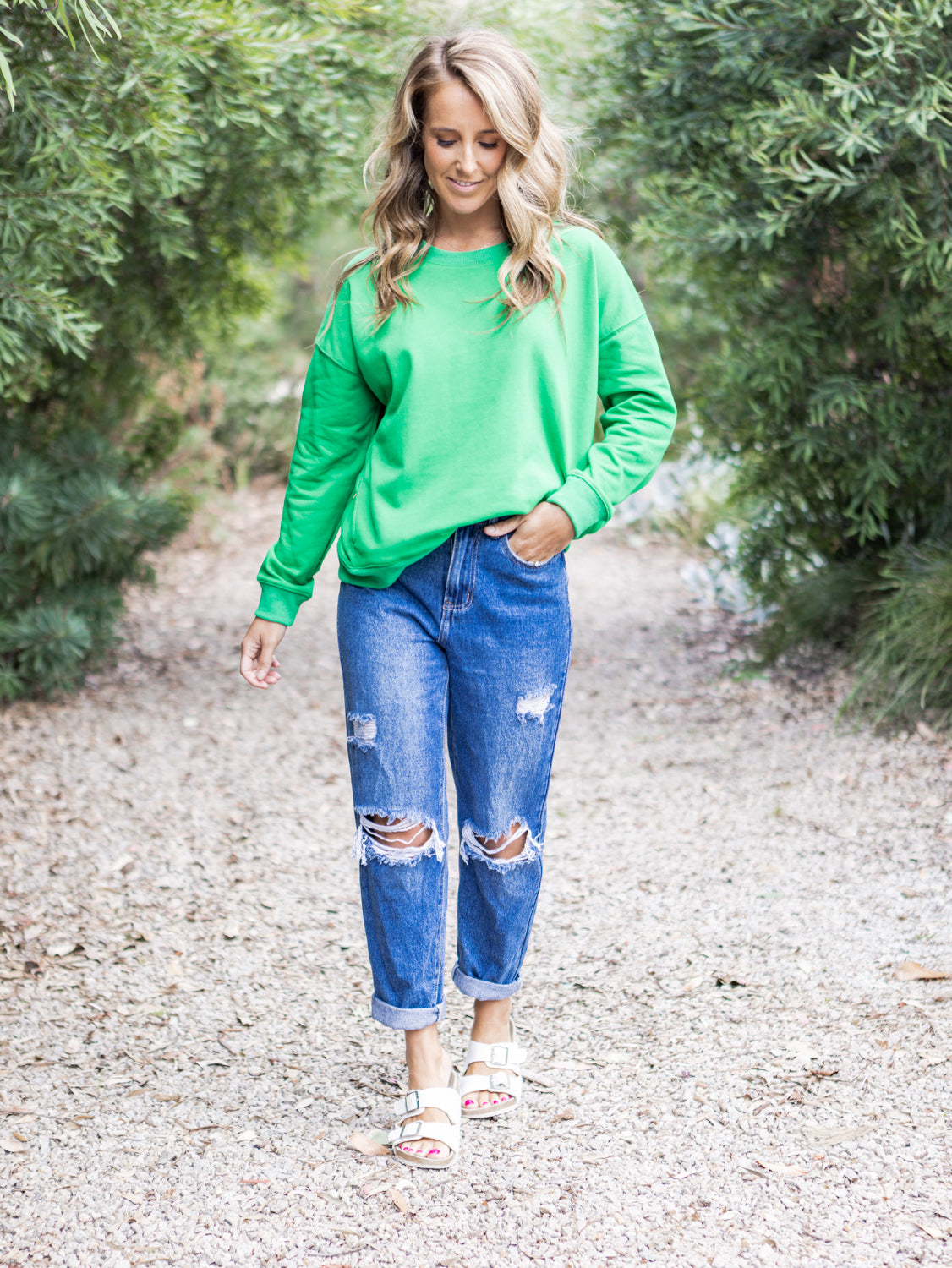 Shay Sweater - Emerald Green