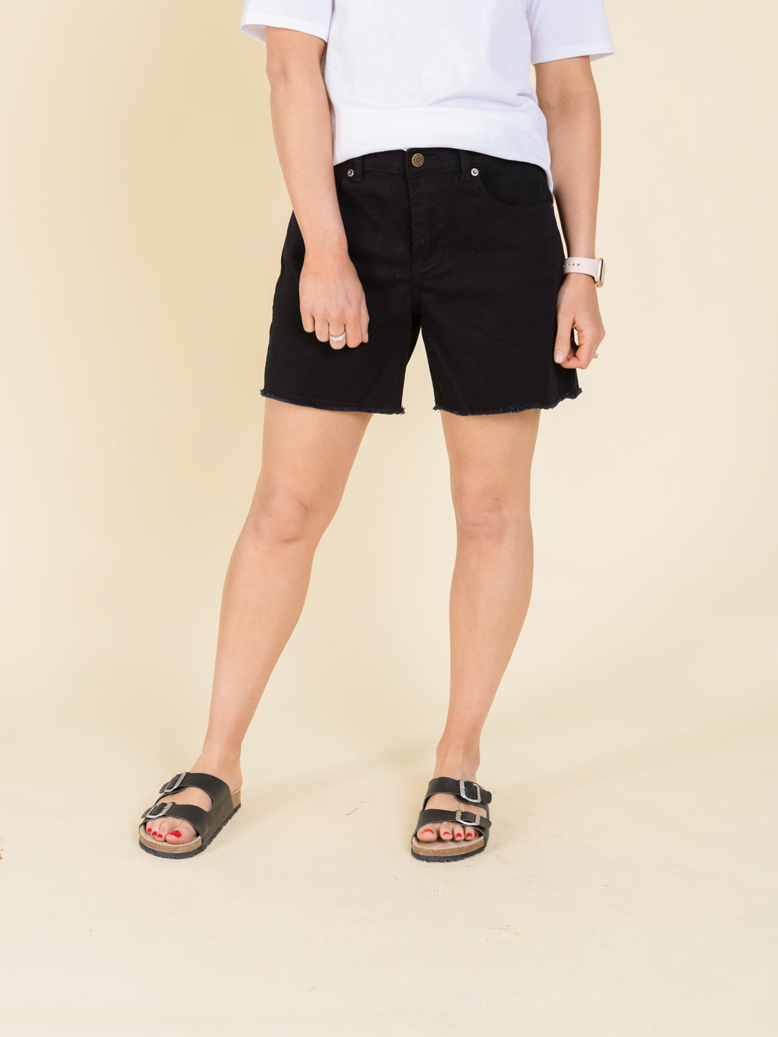 Duke Denim Shorts - Black