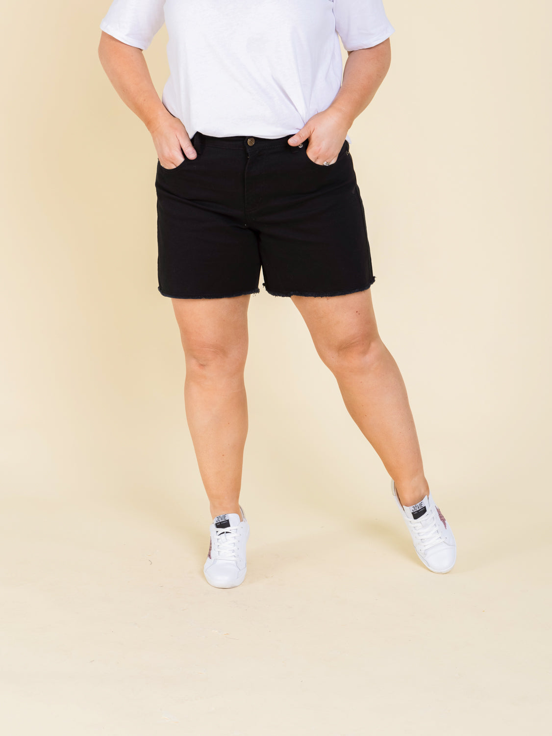 Duke Denim Shorts - Black